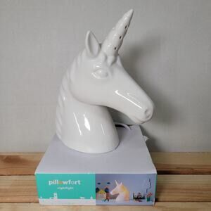 Pillowfort Ceramic Unicorn Head Nightlight - NEW
